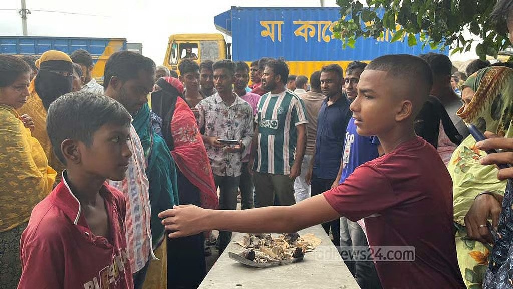 Evidence recovered from the Gazi Tyres factory